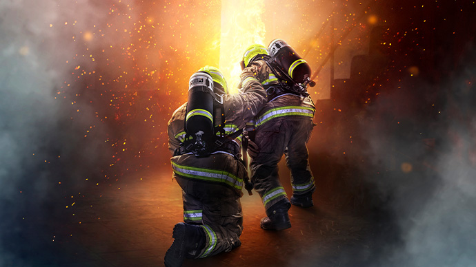 Brandbekämpfung Schulung Löschangriff Feuerwehr