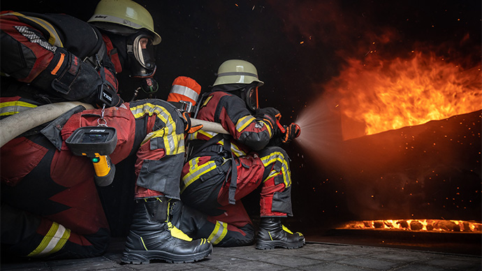 Persönliche Schutzausrüstung Schulung Feuerwehr