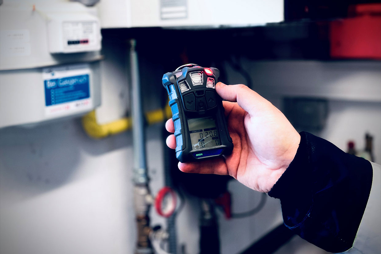 Gaswarngerät Prüfung Industrie Gaswarntechnik Österreich Scherueder Lehrgang