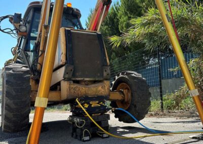 Paratech Rettungsstützen Traktor Landwirtschaft Schwerlast Abstützen und Sichern Scheureder Training Feuerwehr Österreich